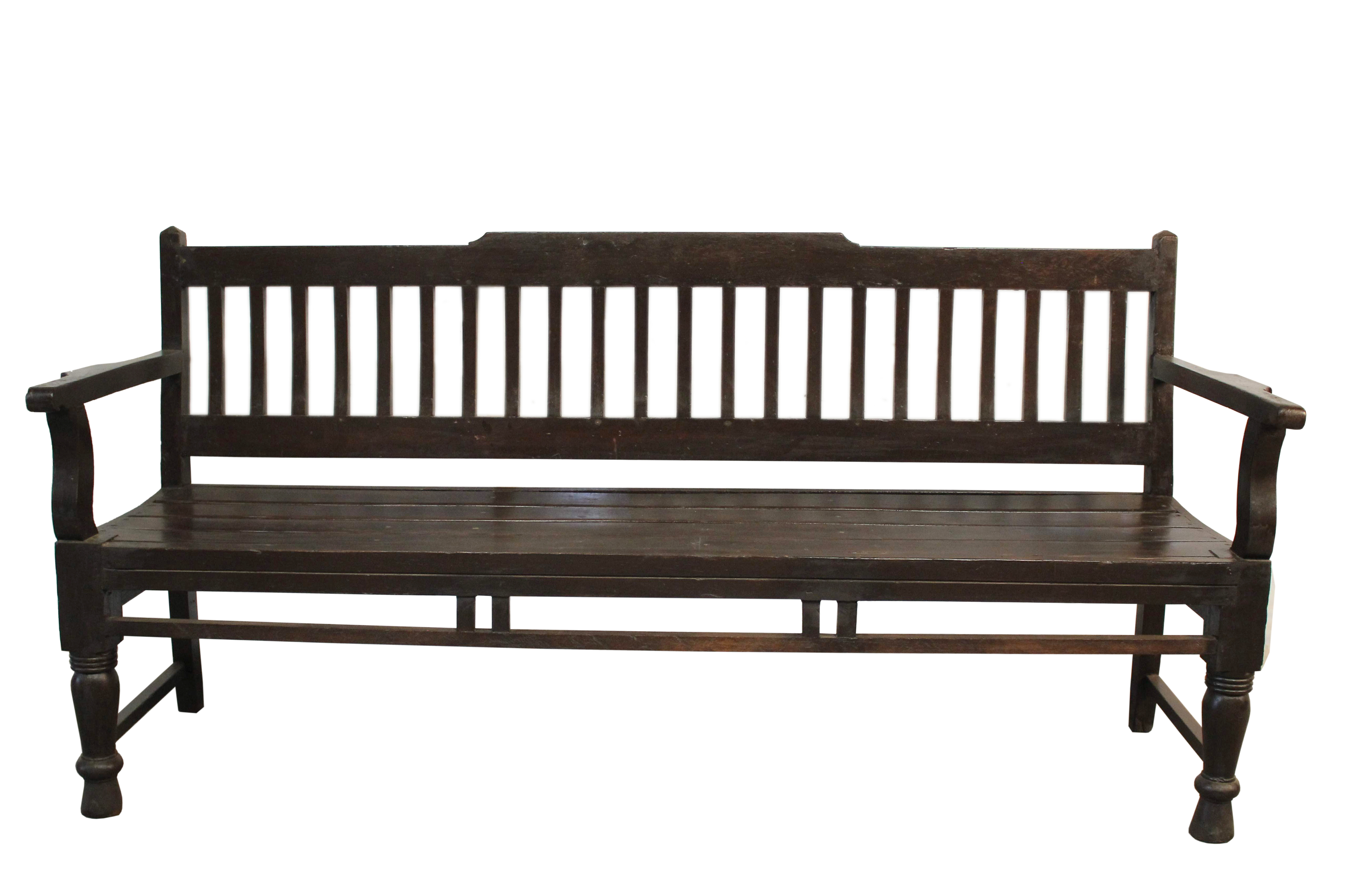 Banc en teck ancien