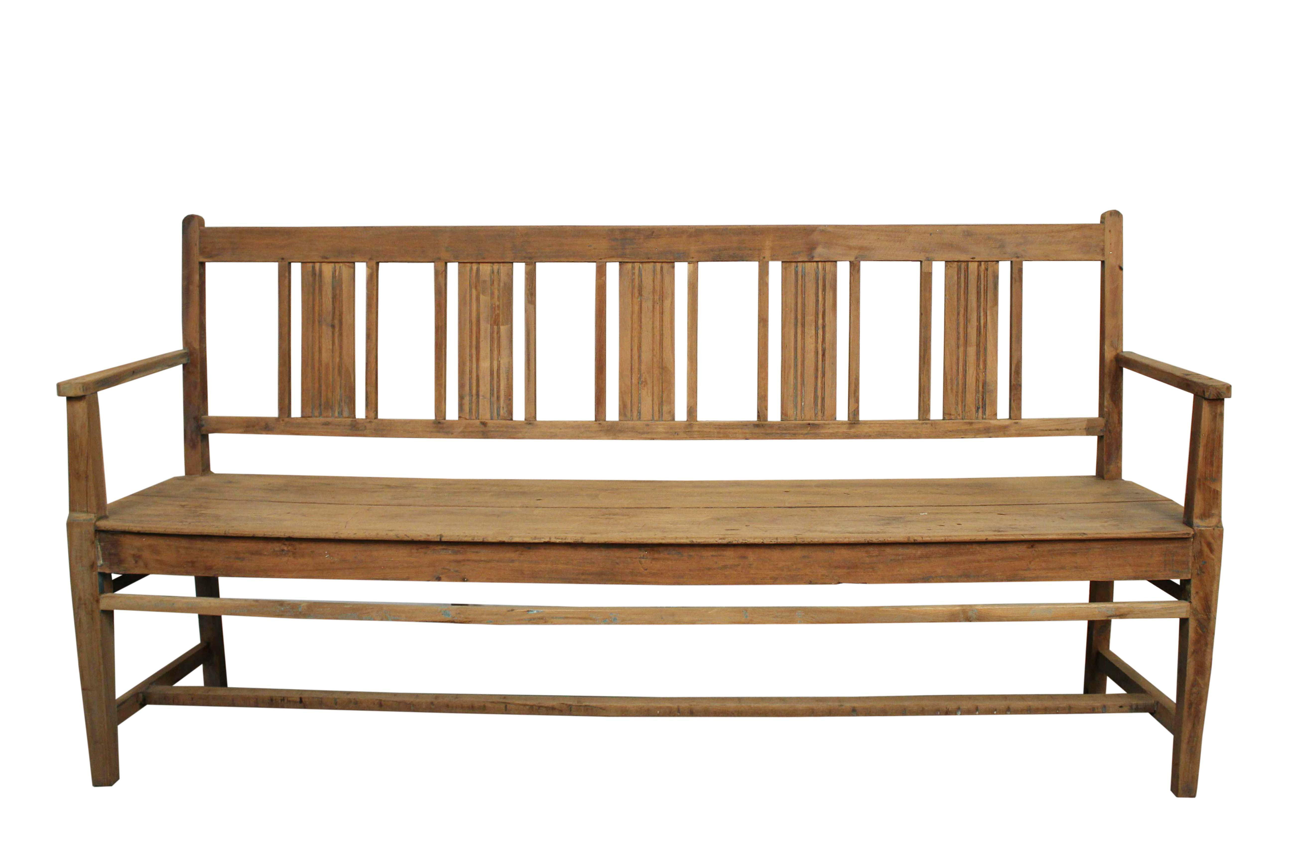 Banc en teck ancien