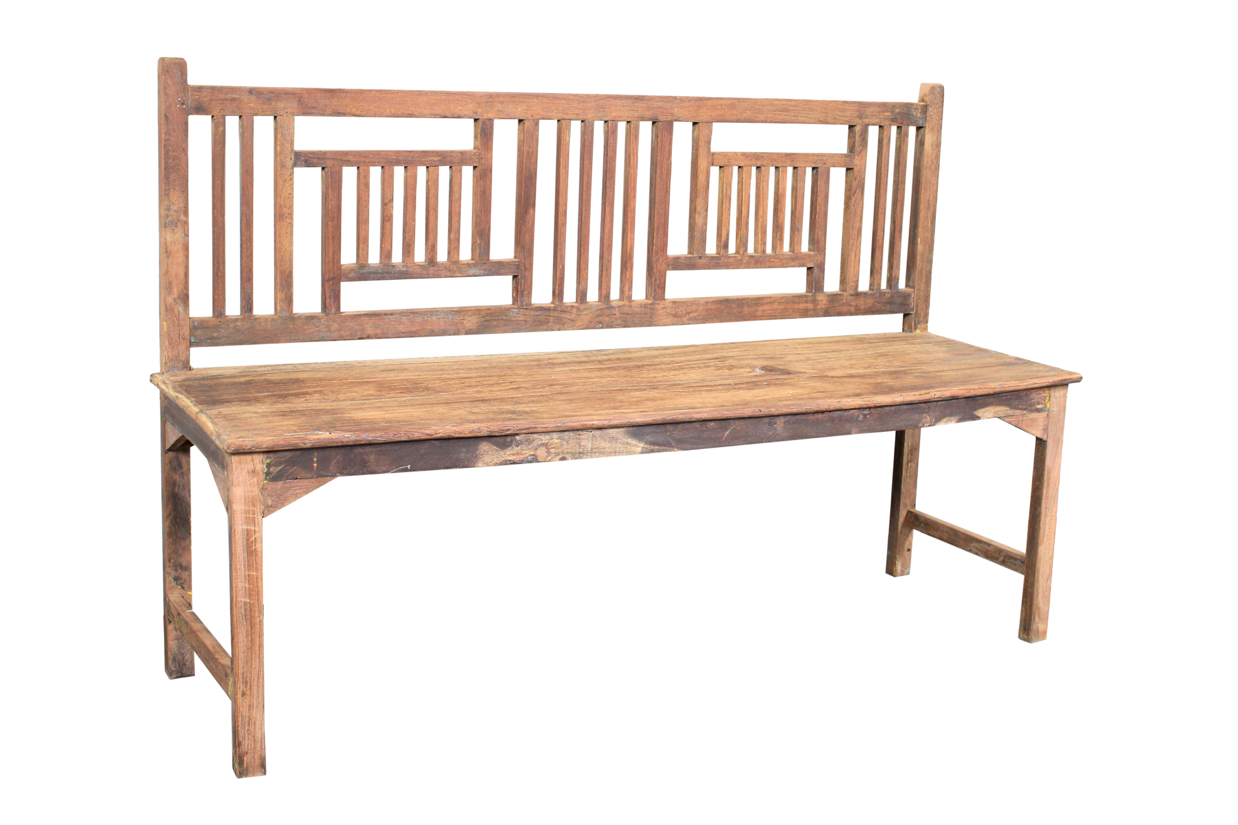 Banc en teck ancien