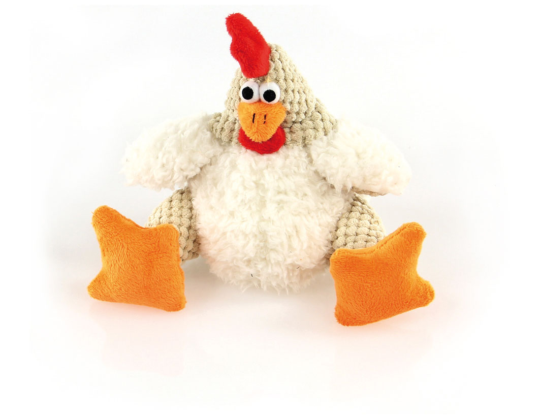 swisspet Jouet p.chien Poulet H=19cm