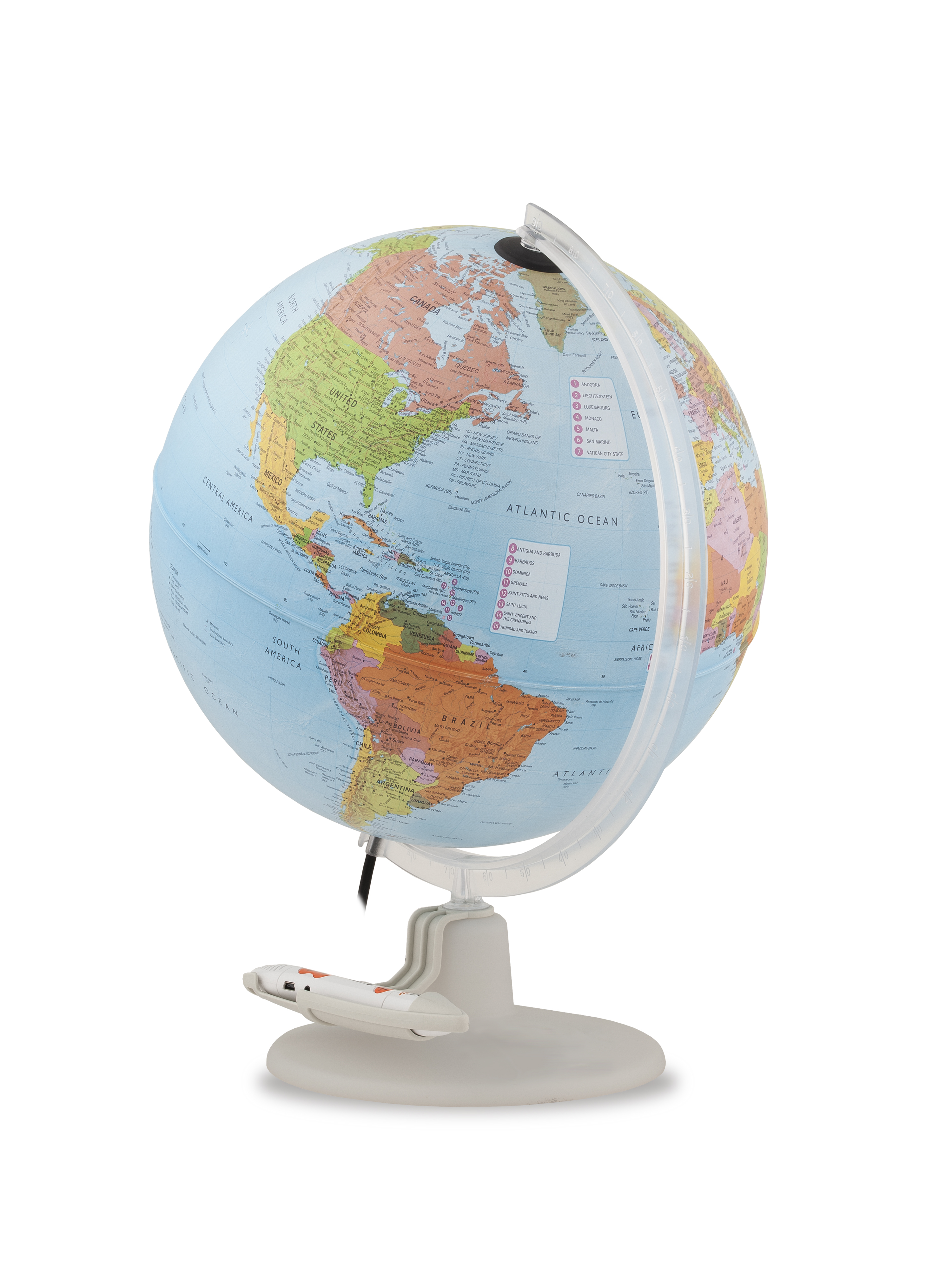 GLOBE INTERACTIF PARLAMONDO 30CM