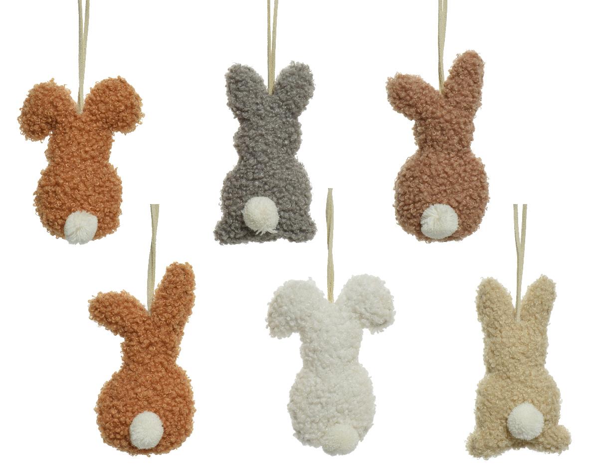 Lapin peluche à suspendre