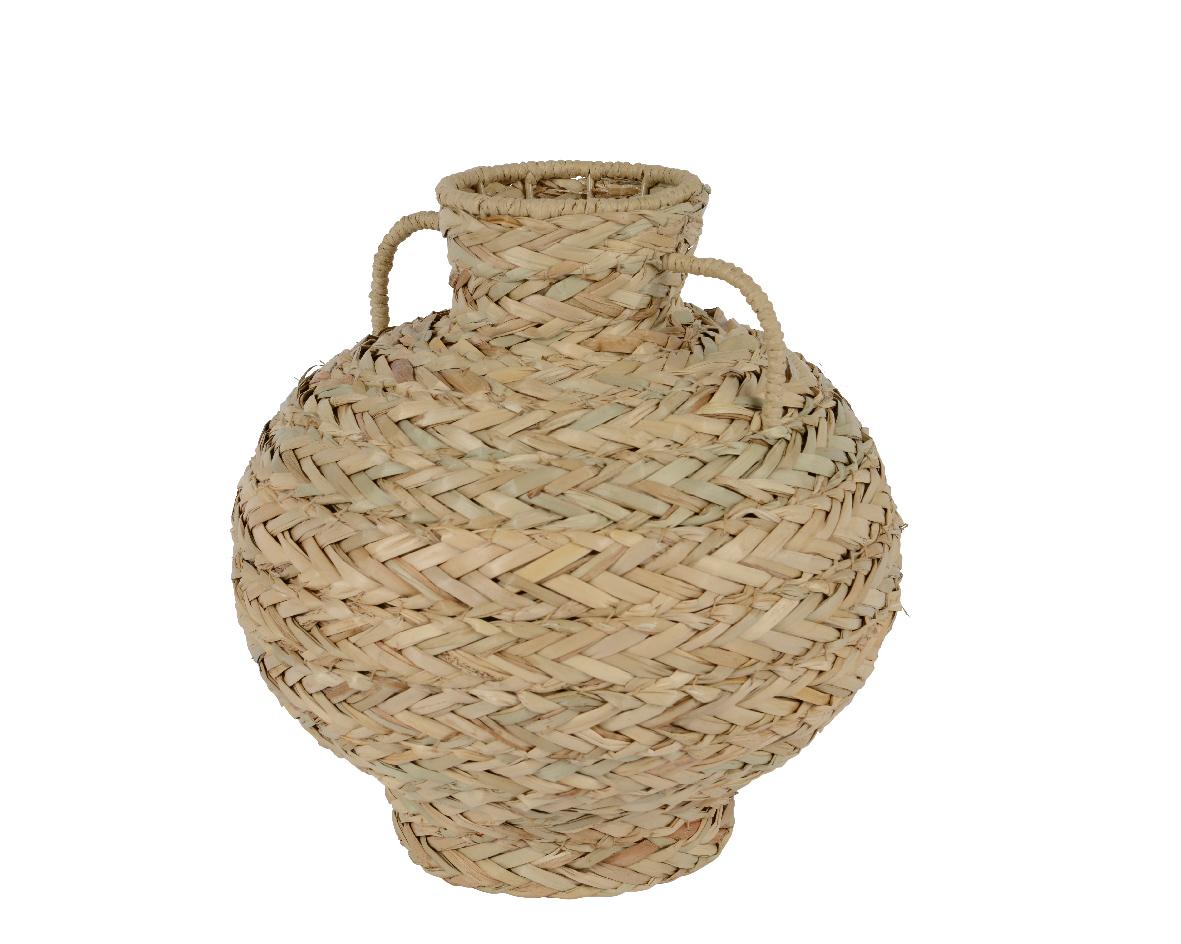 Vase en herbe marine avec anses