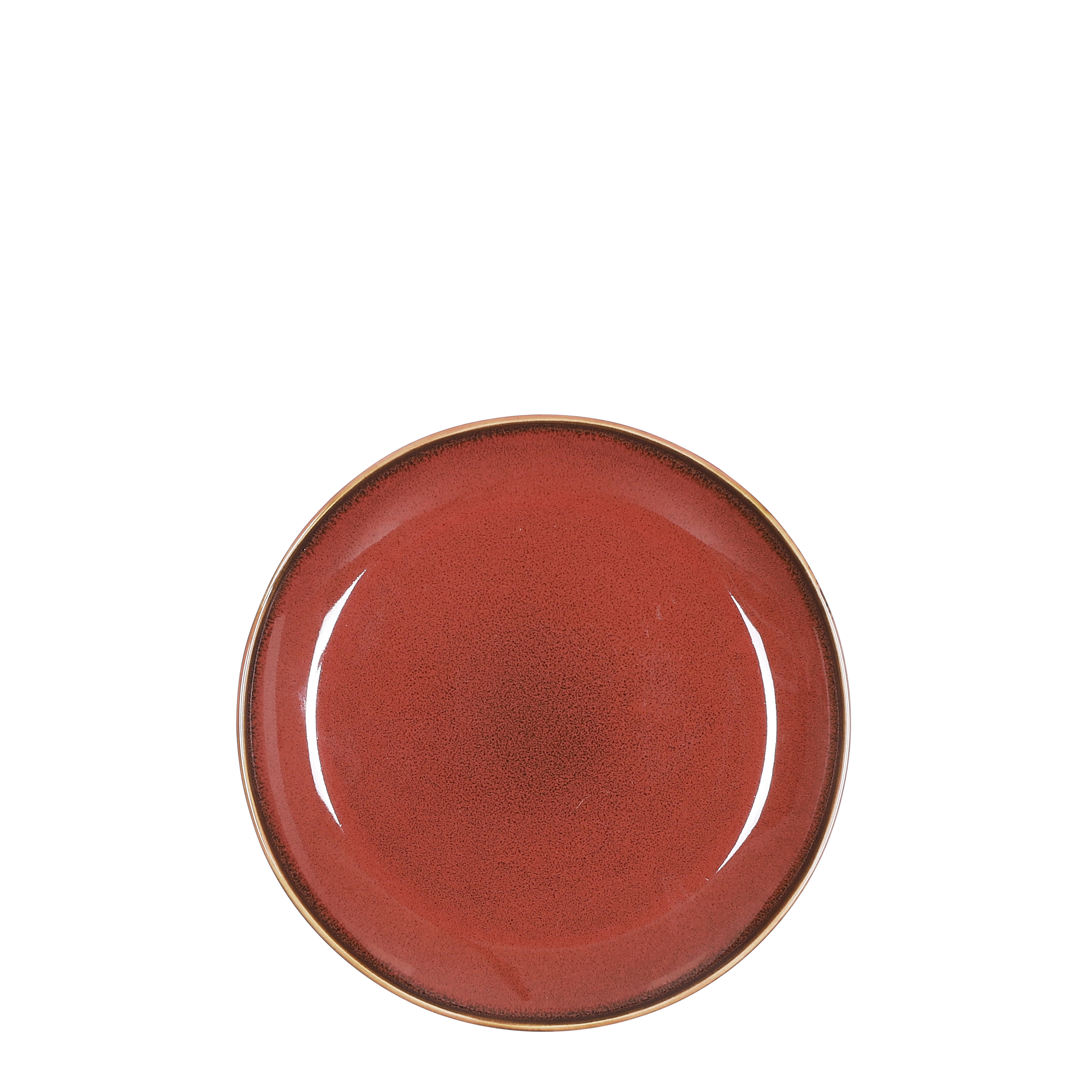 Assiette à dessert Rhea terracotta