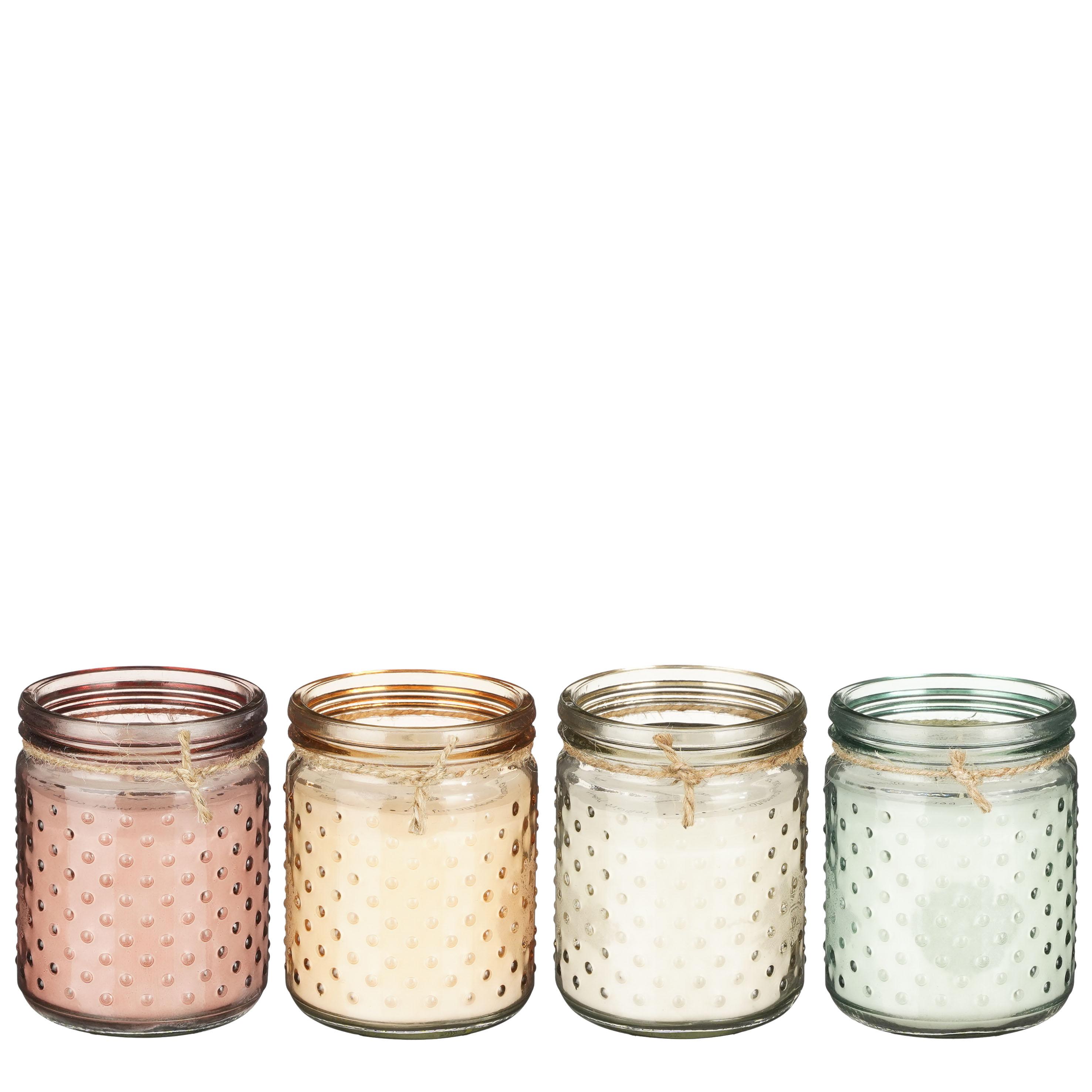 Bougie Citronelle verre coloré