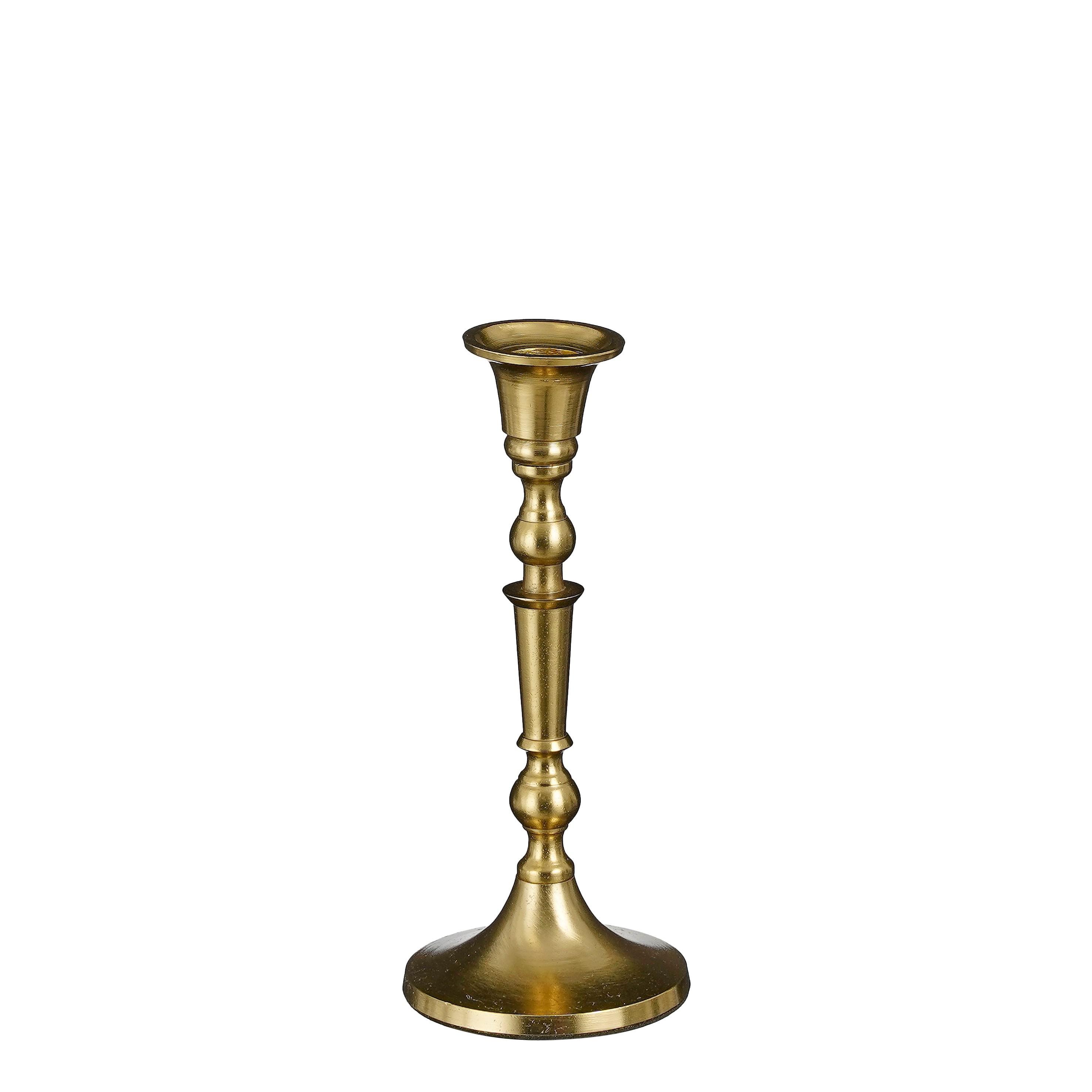Bougeoir chandelle or en métal