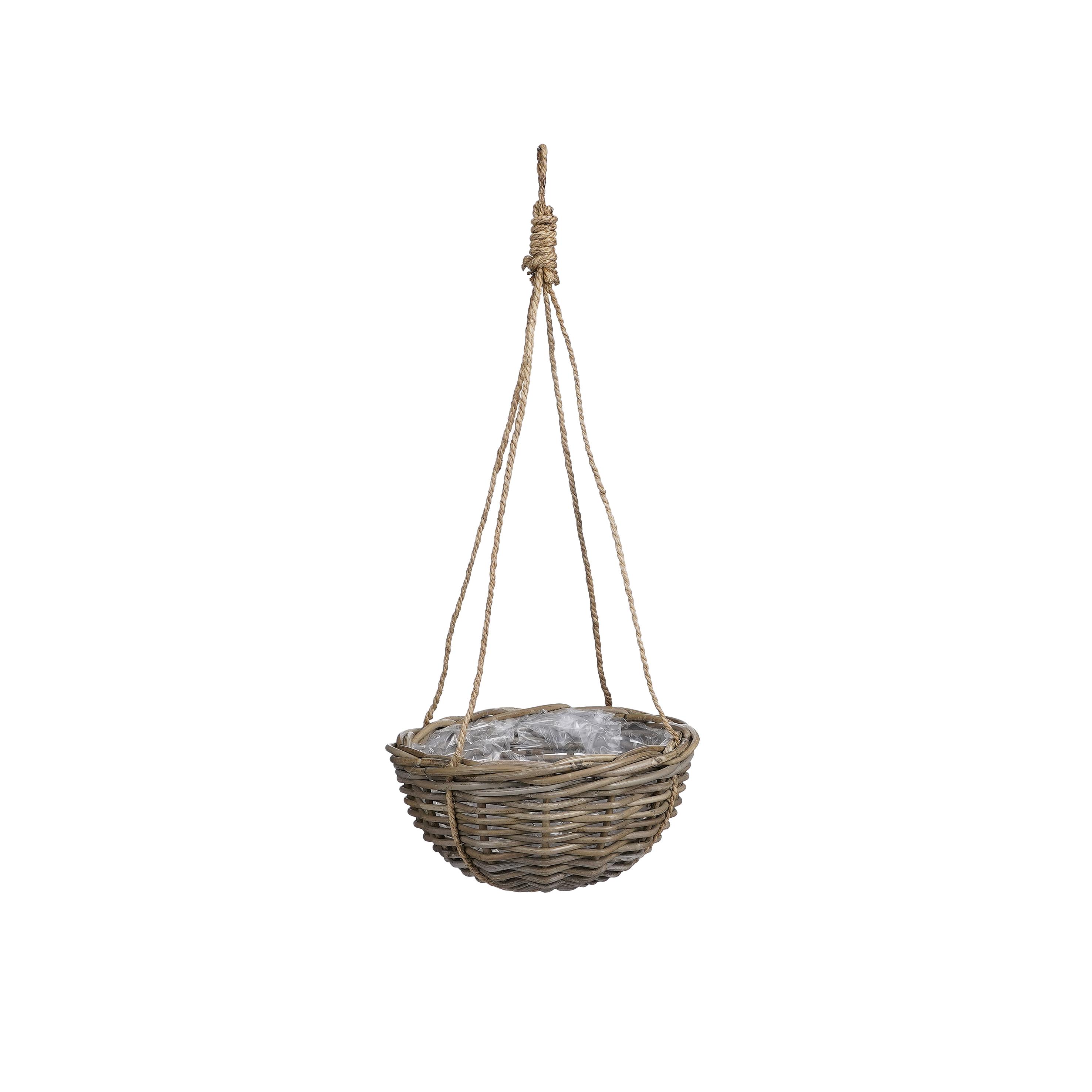 Marcia panier Rond suspendre gris S