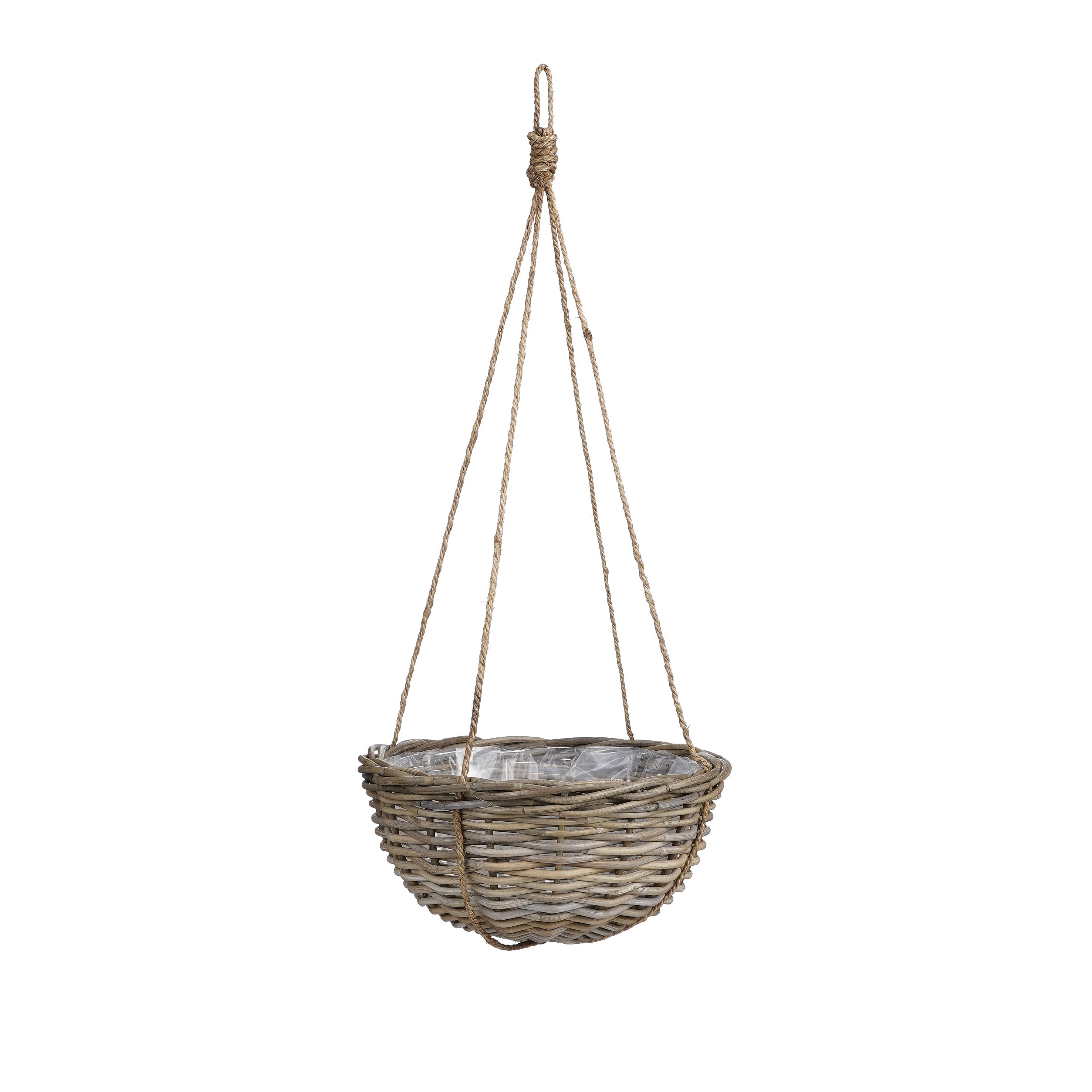 Marcia panier Rond suspendre gris M