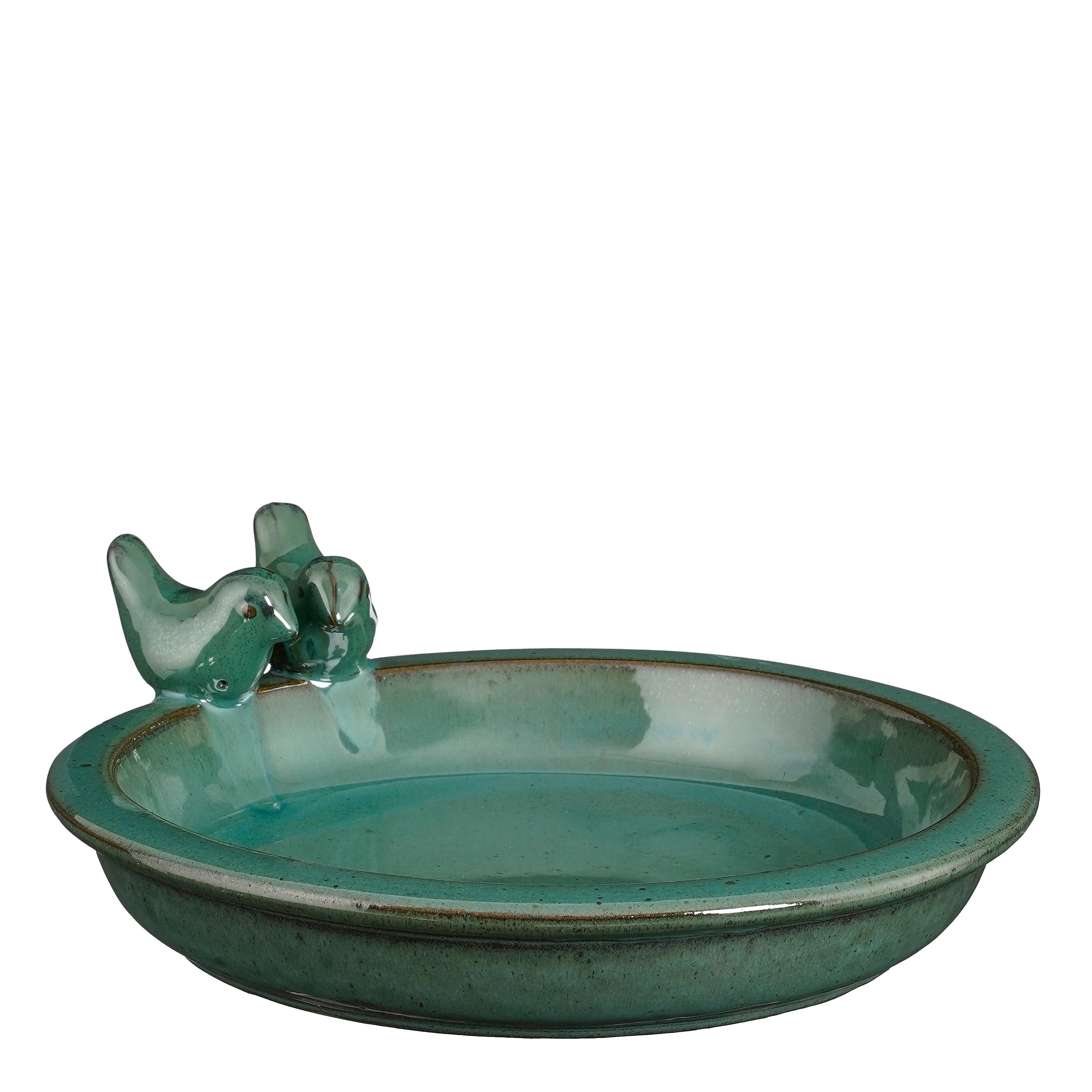 Bain d'oiseau vert