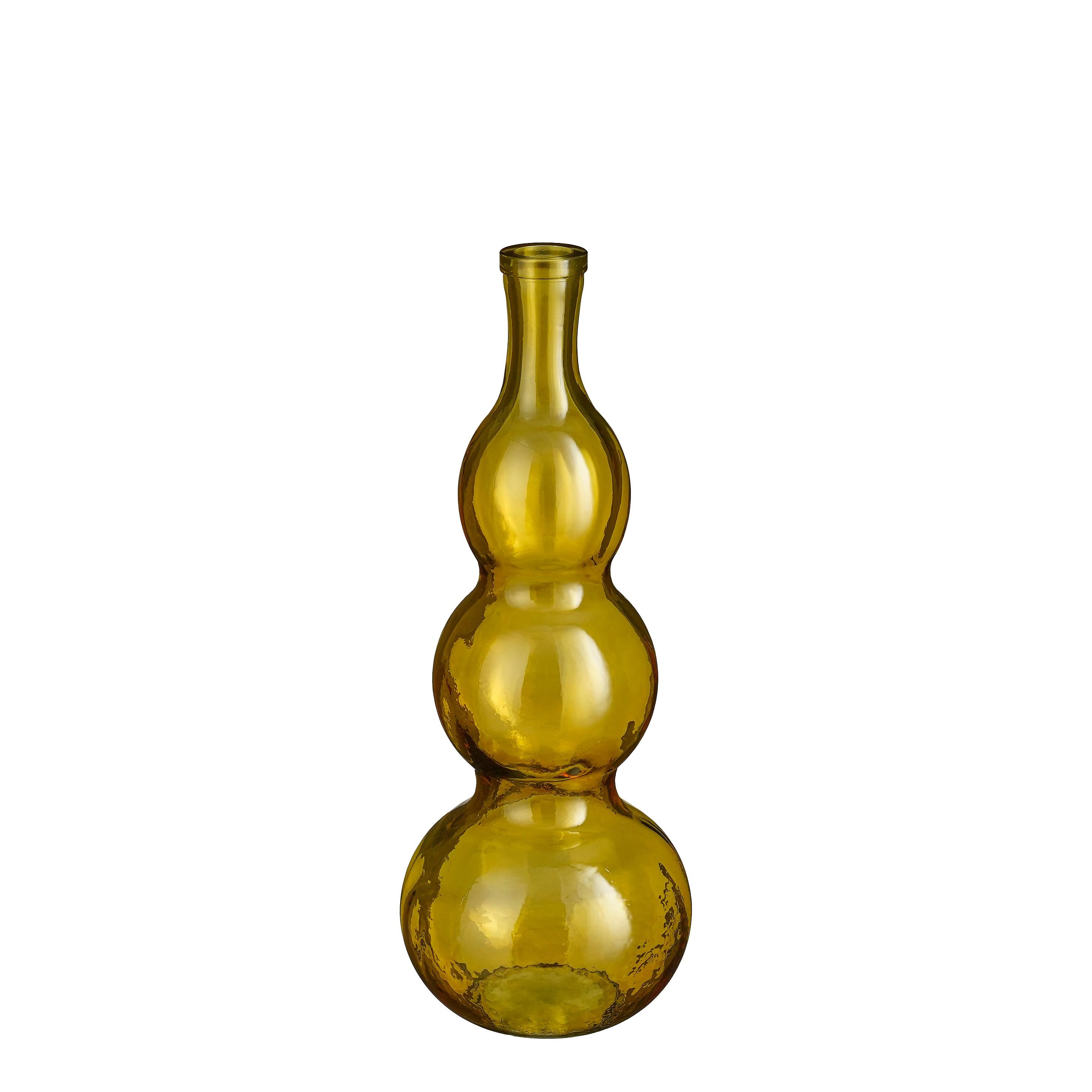 Vase Benito en verre rouge