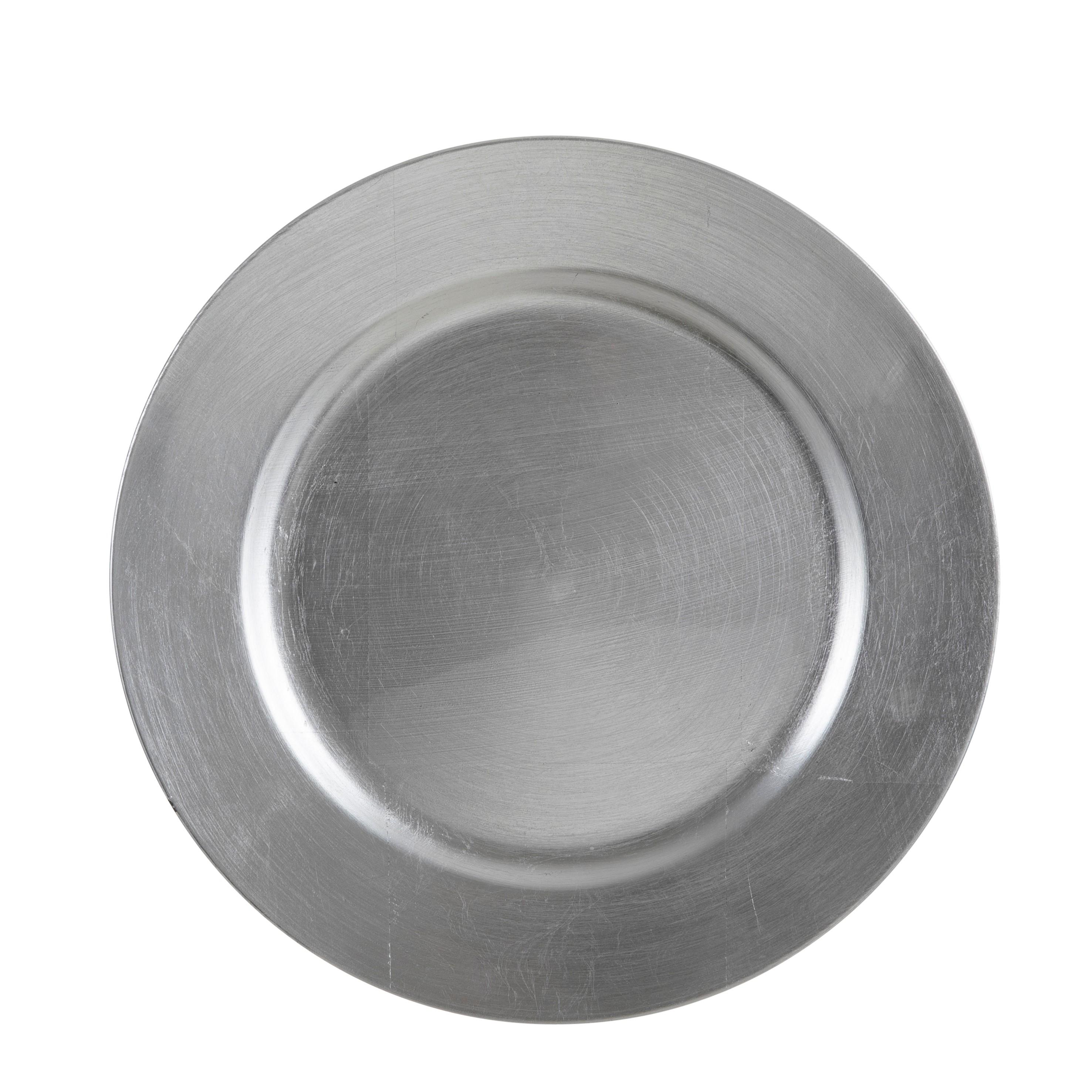 Sous-assiette Mila argent