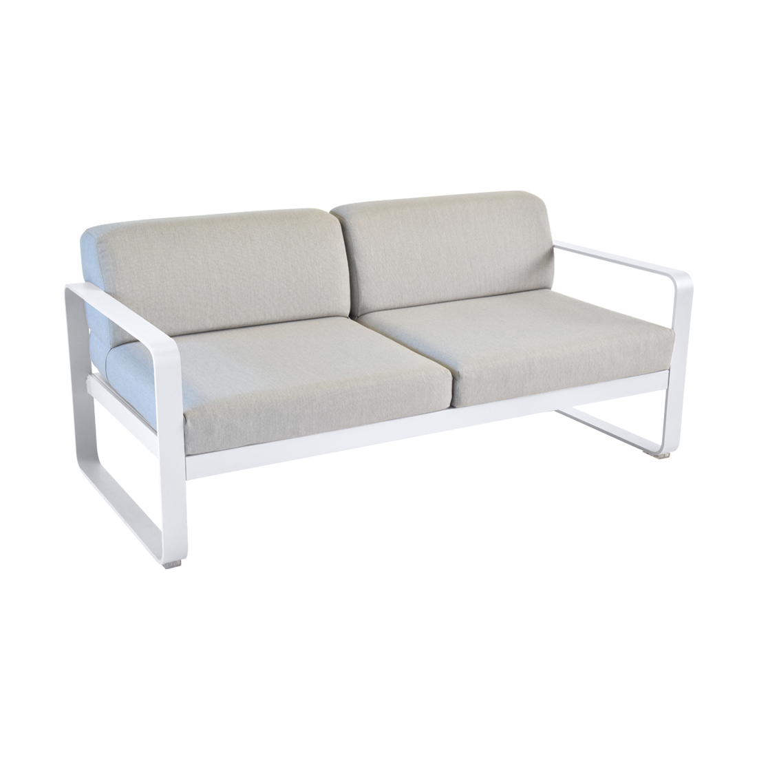 Canapé Bellevie 2 places avec Coussin Gris flanelle inclus