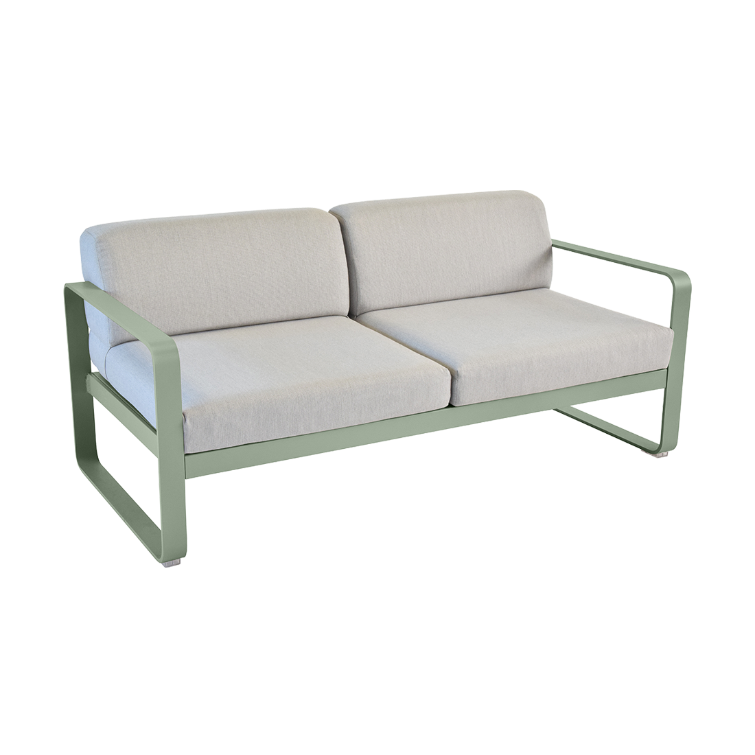Canapé Bellevie 2 places avec Coussin Gris flanelle inclus