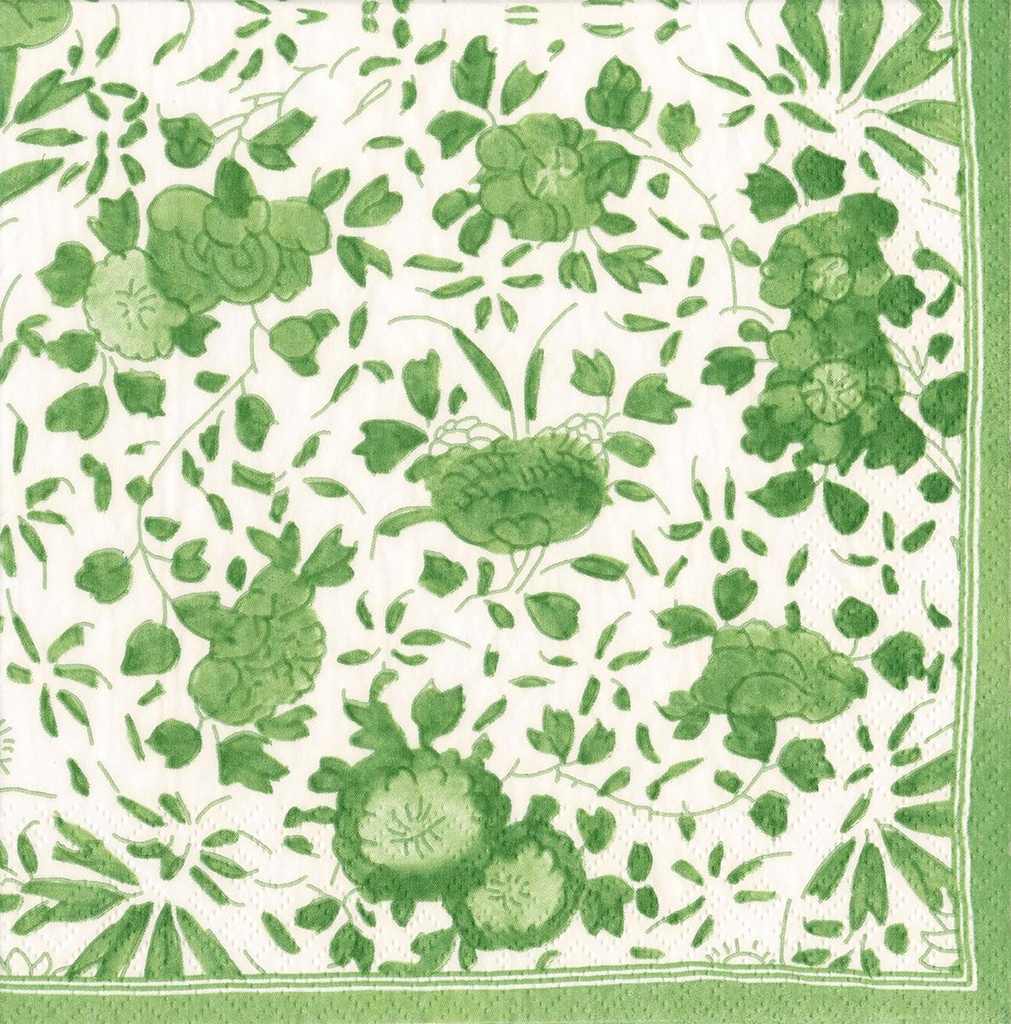 Serviette Cocktail Green Delft