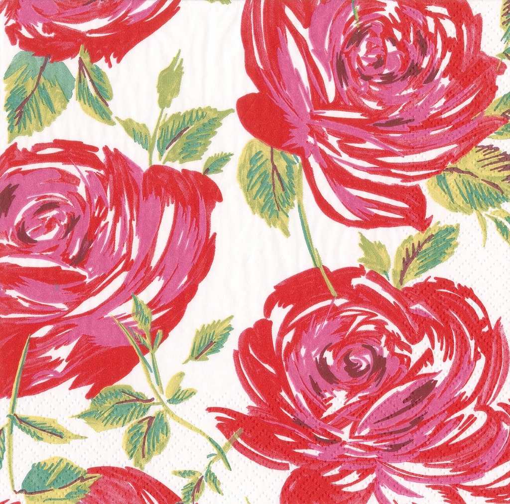 Serviette Lunch Pink Bella rosa