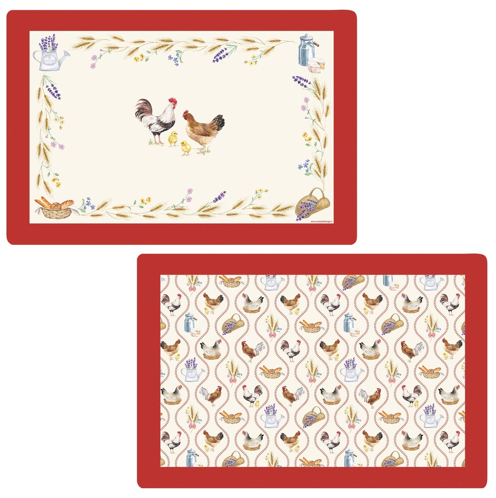 Set de table double face Country Life