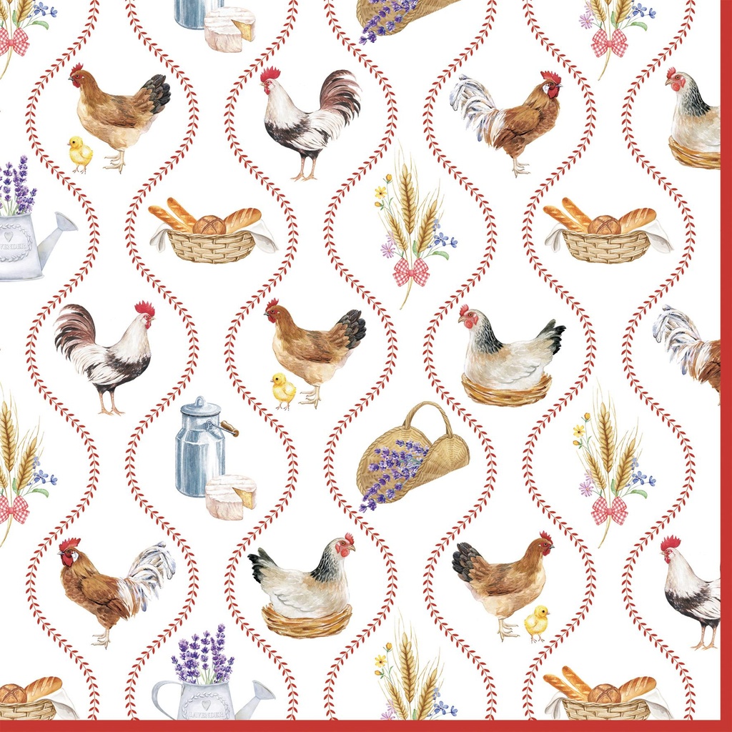 Serviettes Lunch Country Life 20pcs