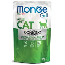 Monge Grill Cat Adult Rabbit 85g