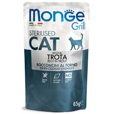 Monge Grill Cat Sterilised Trout 85g