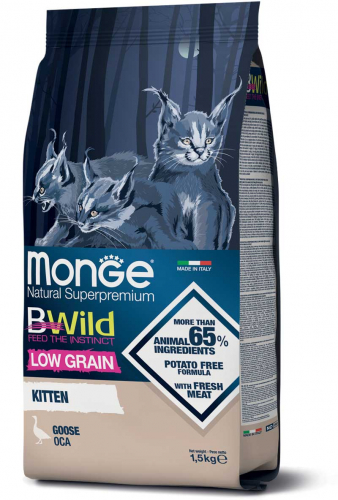 Monge Cat BWild LG Kitten Goose 1,5kg