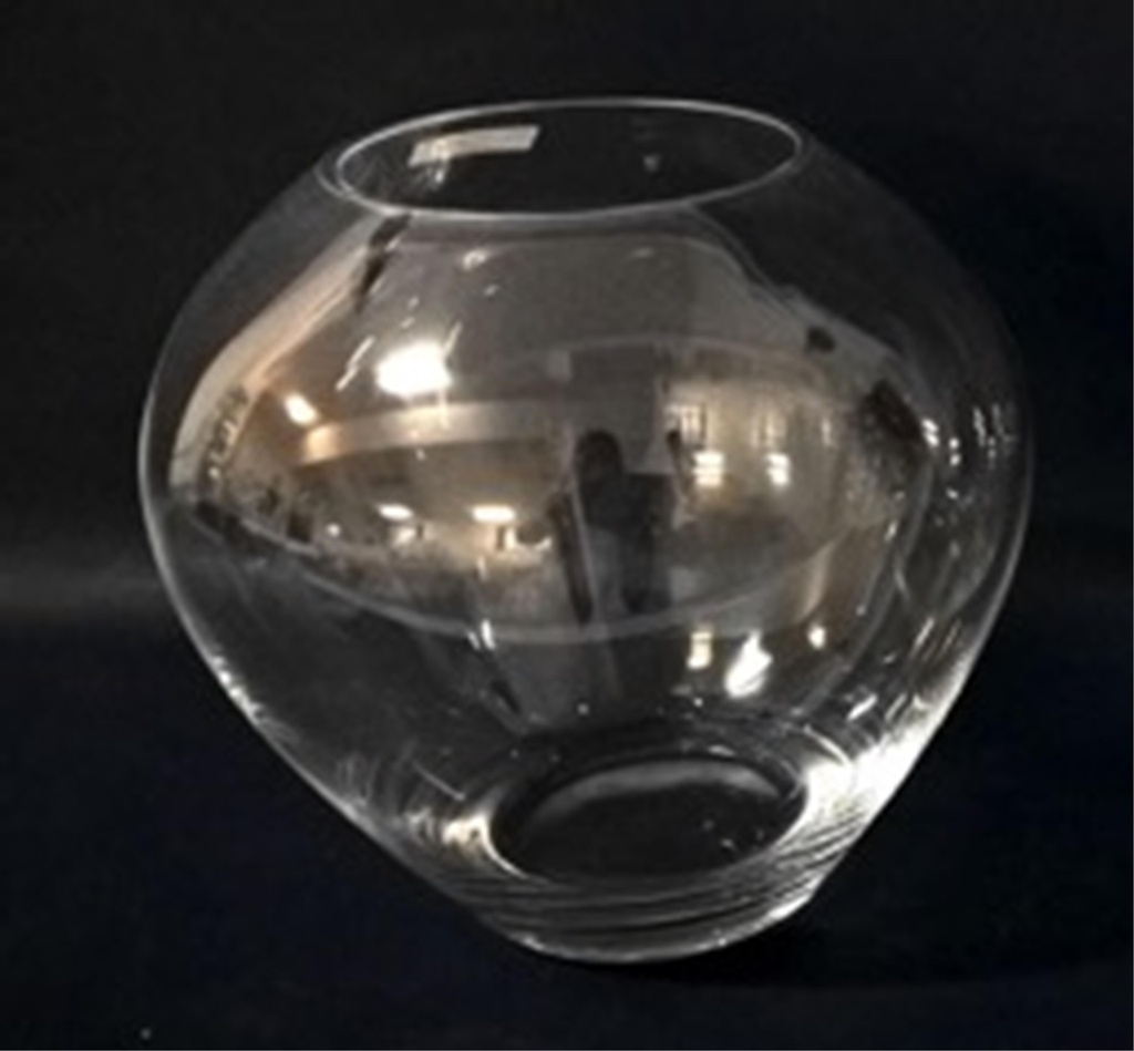 Vase boule allongée