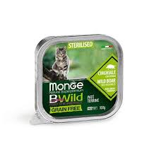 Monge Cat Bwild GF Sterilised Boar 100g