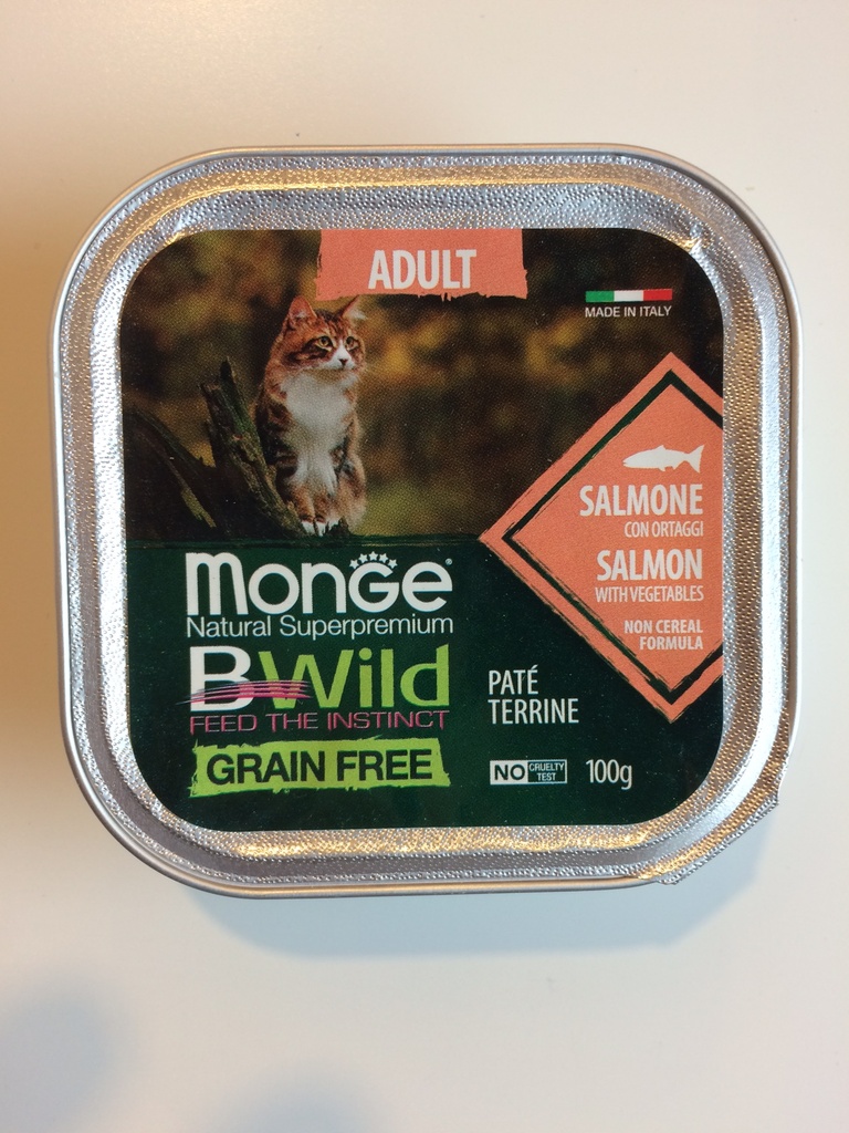 Monge Cat Bwild GF Adult Salmon 100g