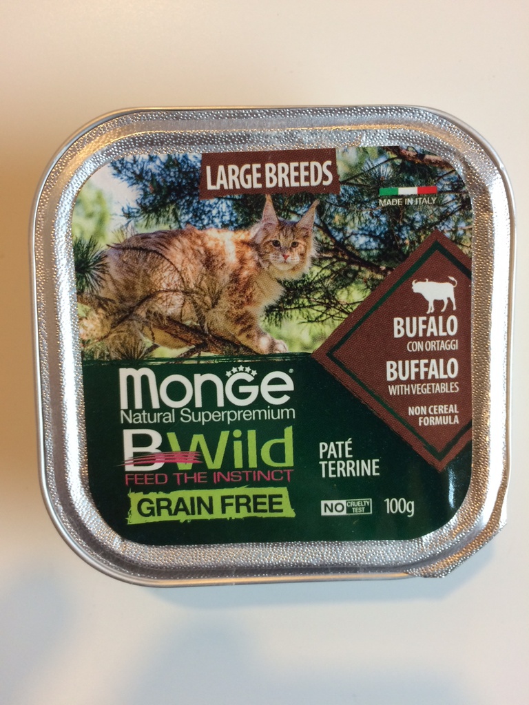 Monge Cat Bwild GF LA Adult Buffalo 100g