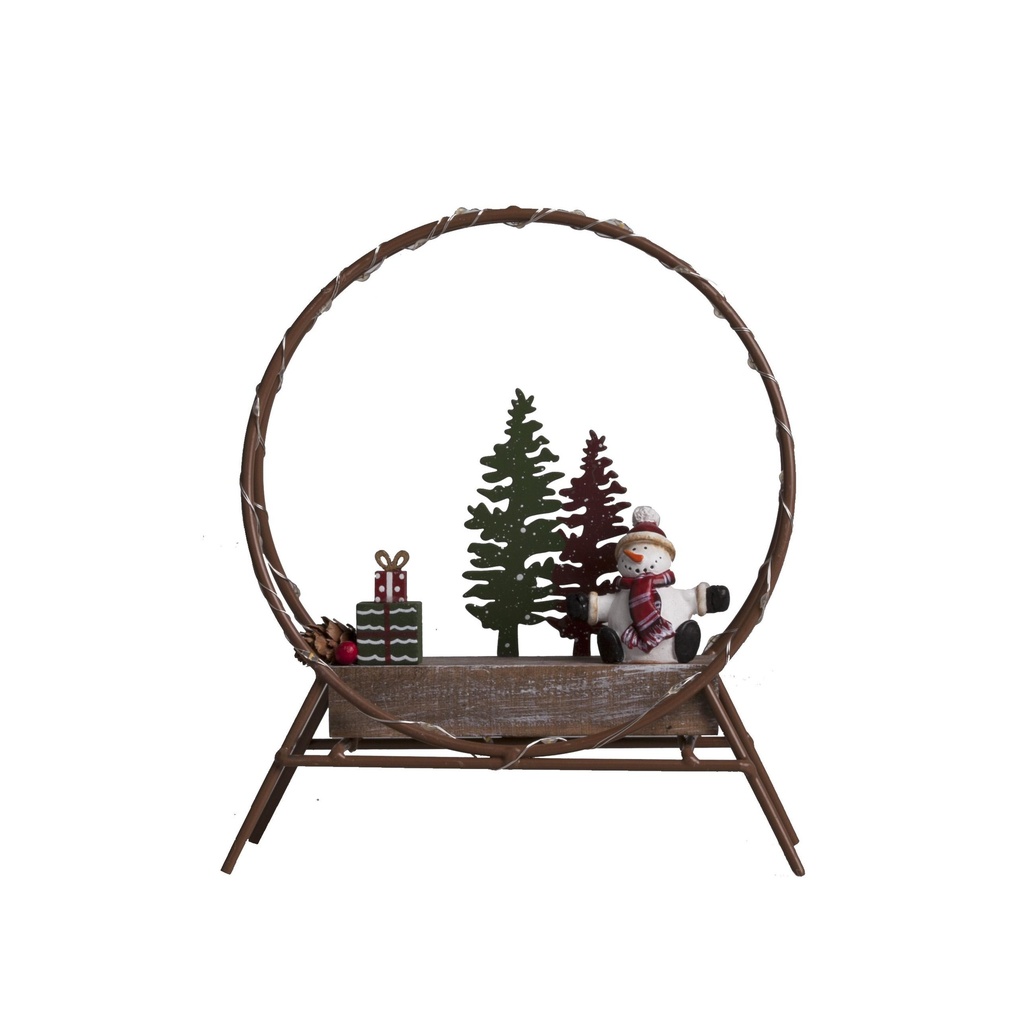 Bonhomme de neige avec LED