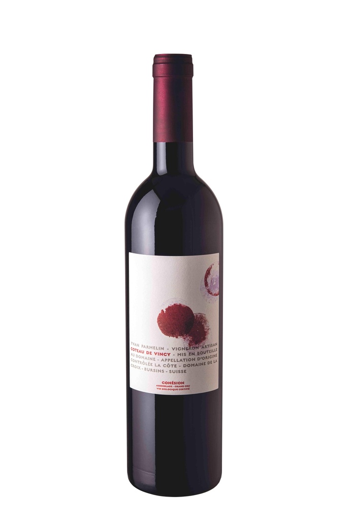 Cohésion, Assemblage Rouge, AOC La Côte, Domaine de la Croix