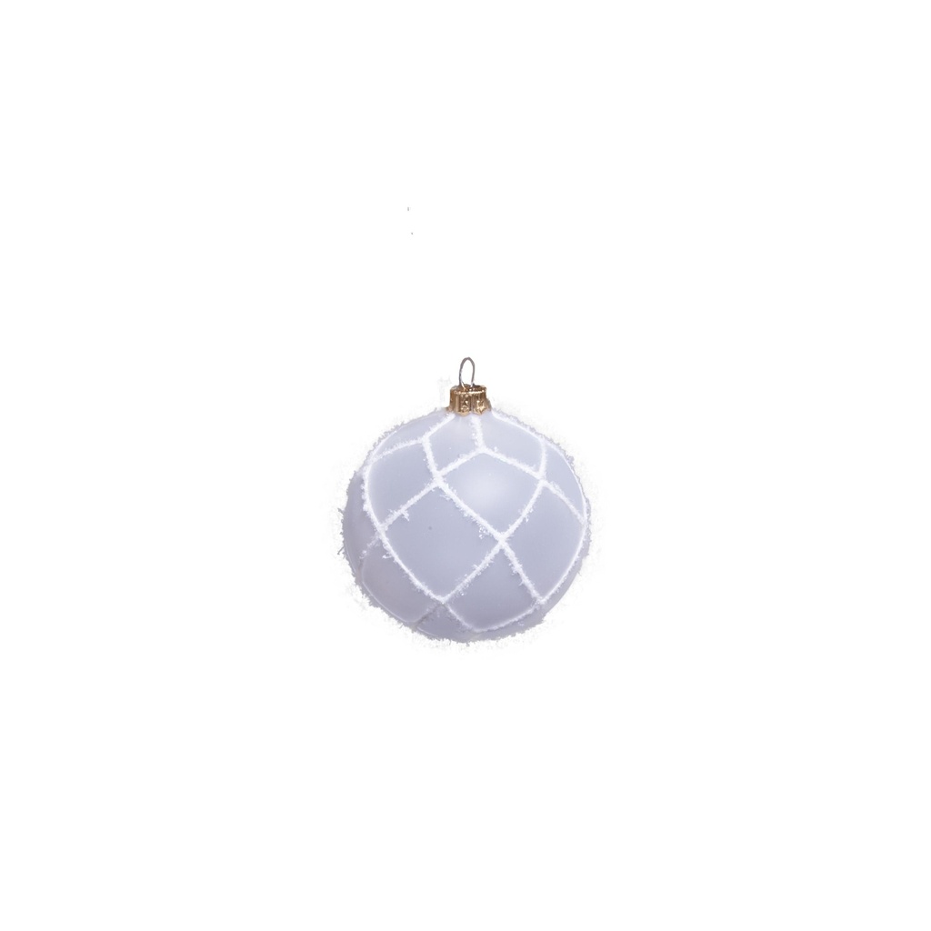 Boule Carreaux neigeux