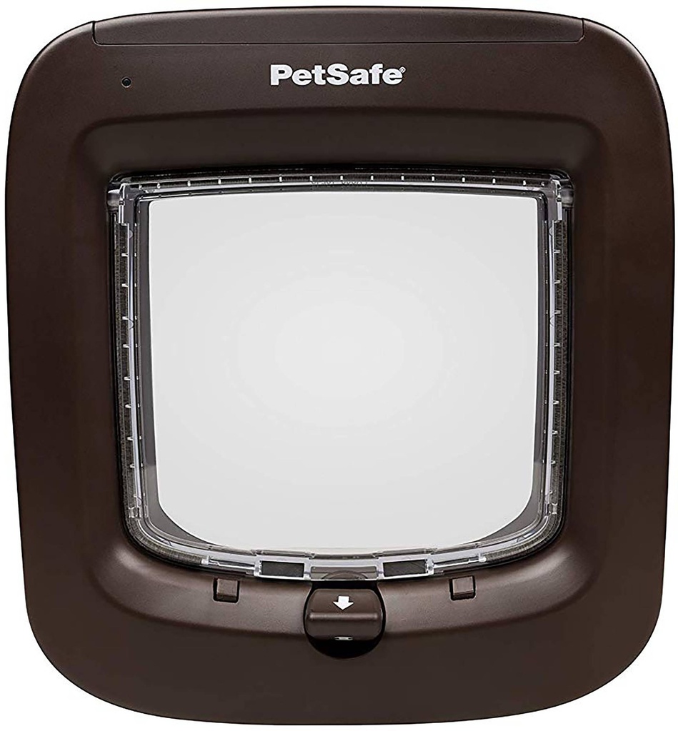 PetSafe chatière verrouillage manuel, imitation bois
