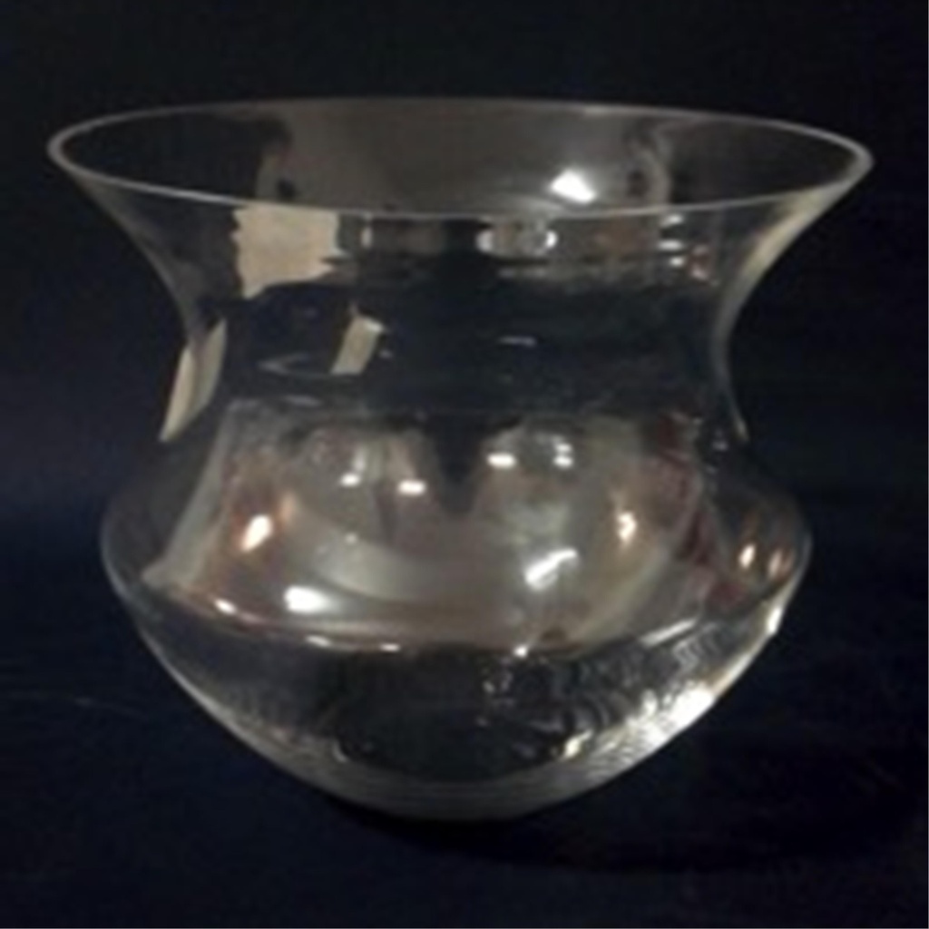 Photophore boule avec bord évasé