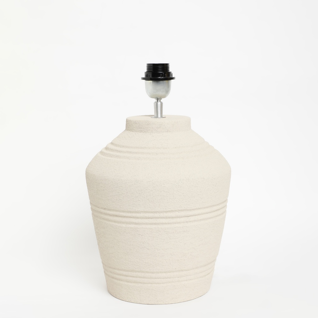 Pied de lampe Machu Picchu crème