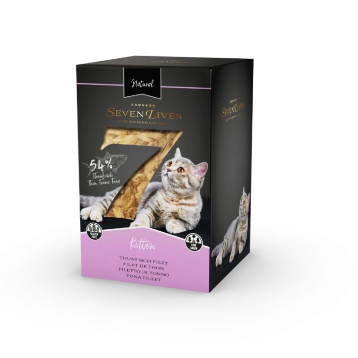 Seven Lives Natural Kitten filet de thon 6x60g
