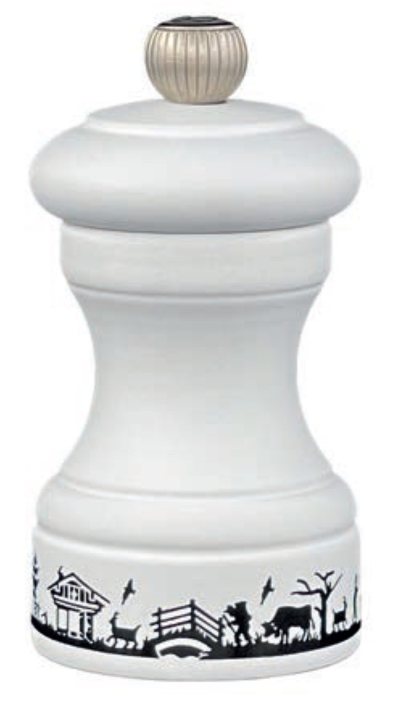 Moulin à poivre Bistro Alpes, blanc mat 10cm Peugeot
