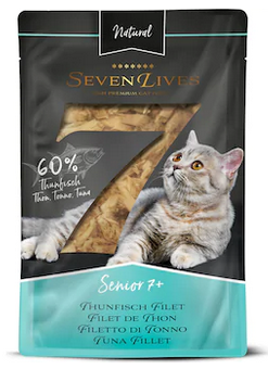 Seven Lives Natural Senior filet de thon 6x60g
