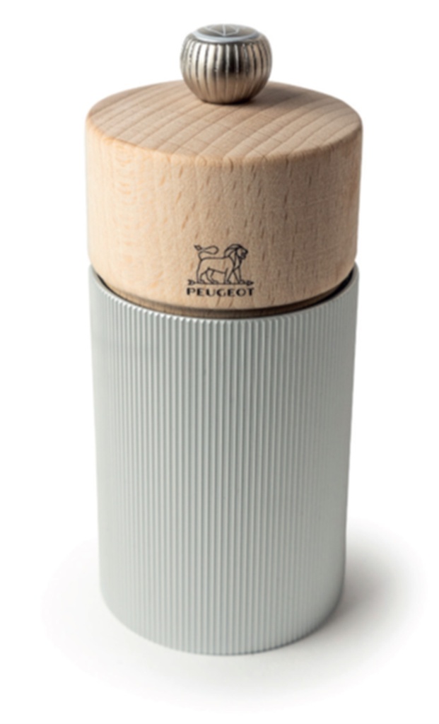 Moulin à Sel Line naturel/aluminium Peugeot 12cm