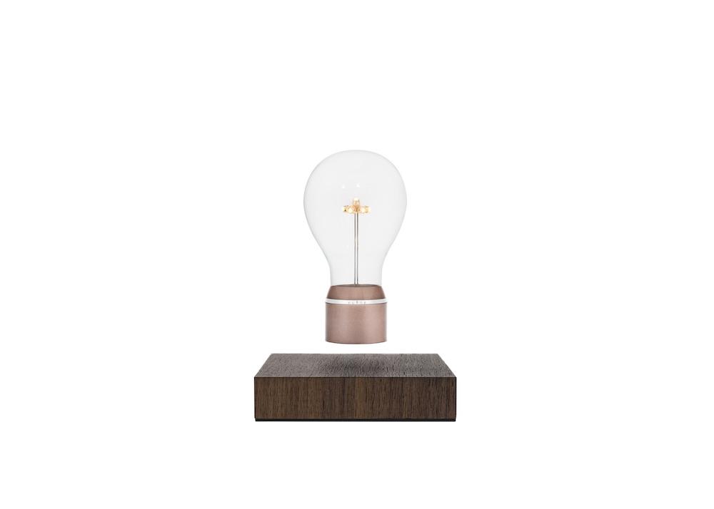 Ampoule en Lévitation Couleur Cuivrée