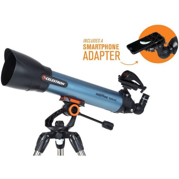 Téléscope Celestron Inspire 100mm AZ réfracteur
