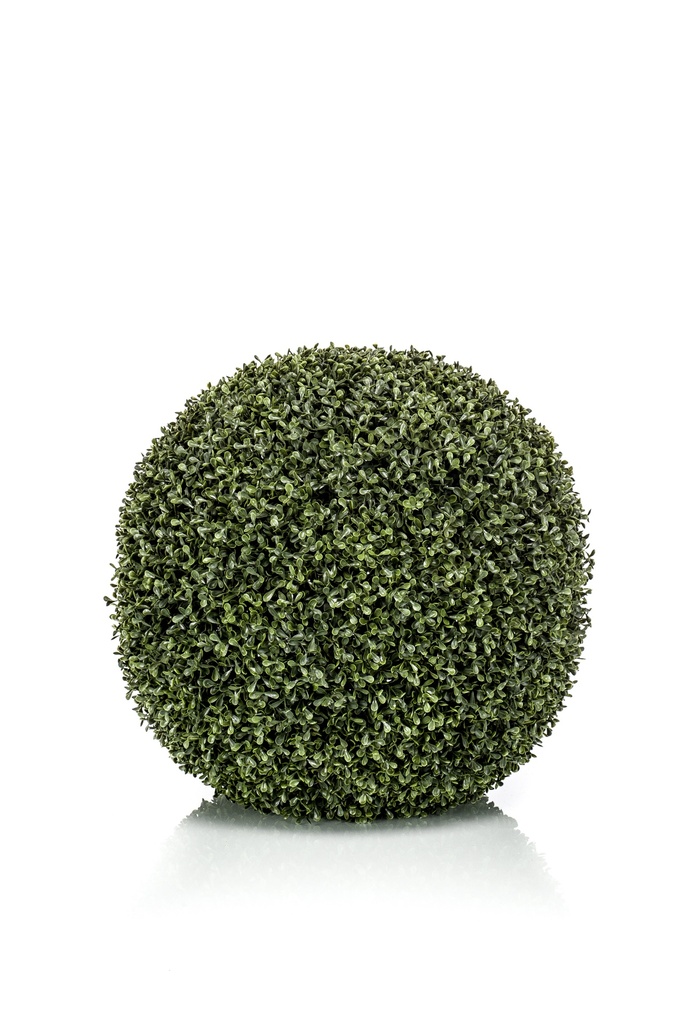 Buis boule sans pot résistant UV artificiel