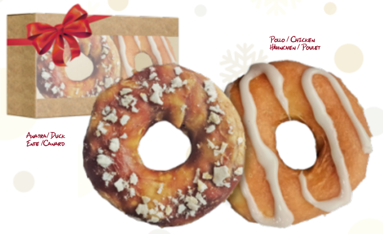friandise chien Donuts de Noël