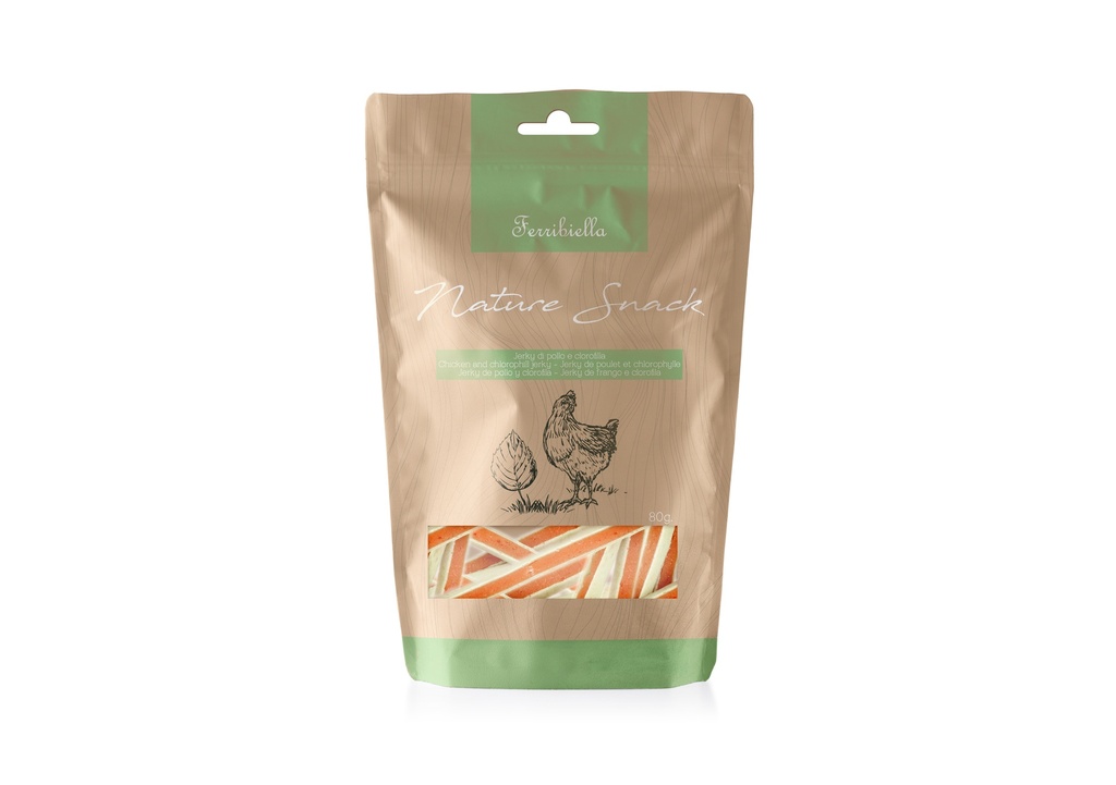 Friandise chien Nature snack Jerky poulet 80gr
