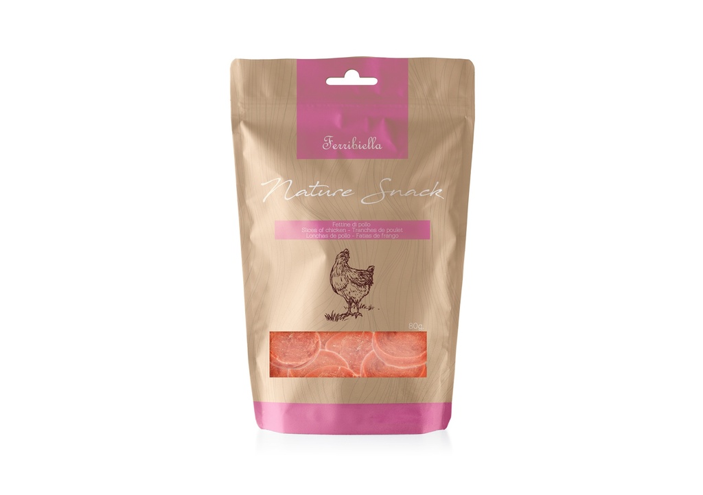 Friandise chien Nature snack tranche jambon 80gr