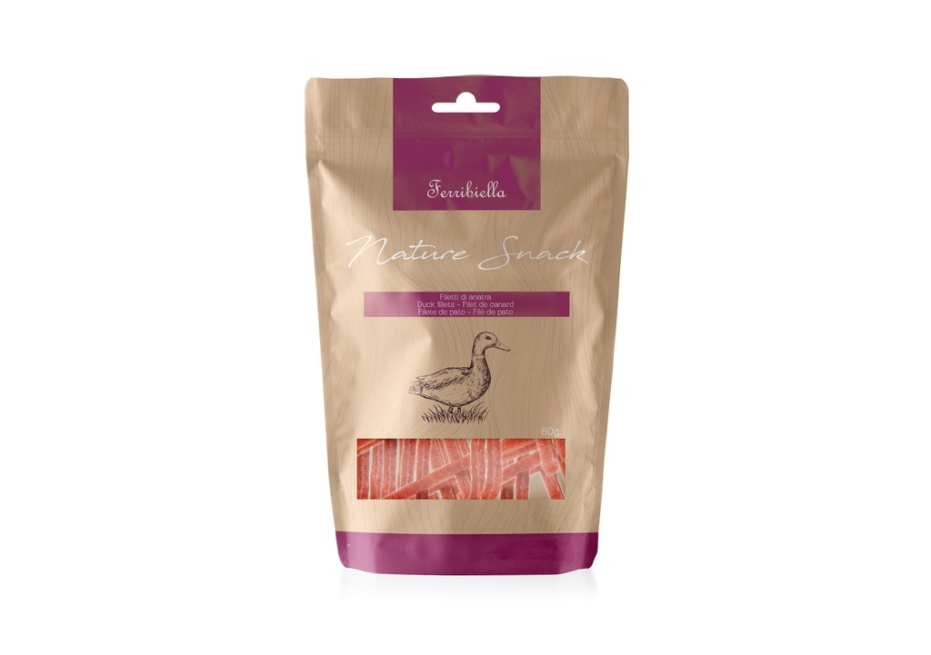 Friandise chien Nature snack filet canard 80gr