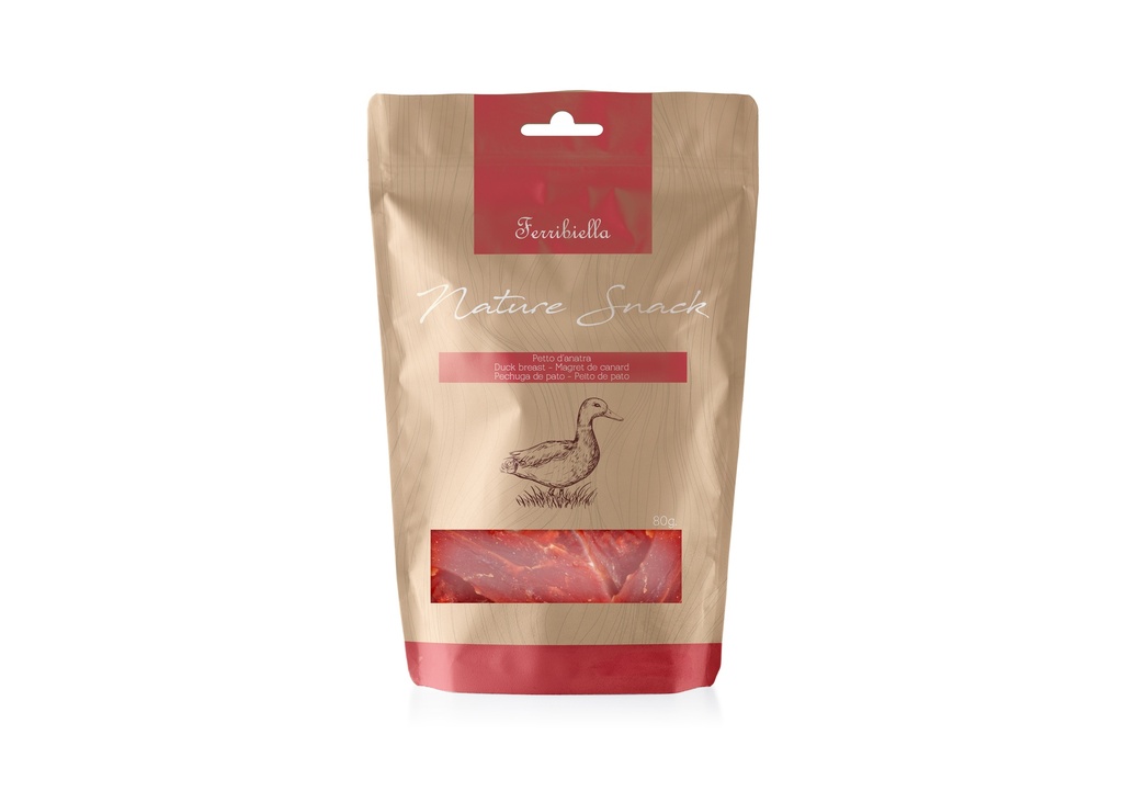 Friandise chien Nature snack magret canard 80gr