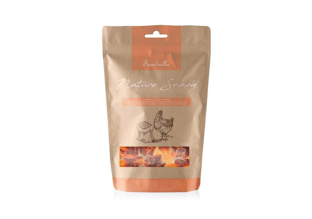 Friandise chien Nature snack poulet pomme de terre 80gr