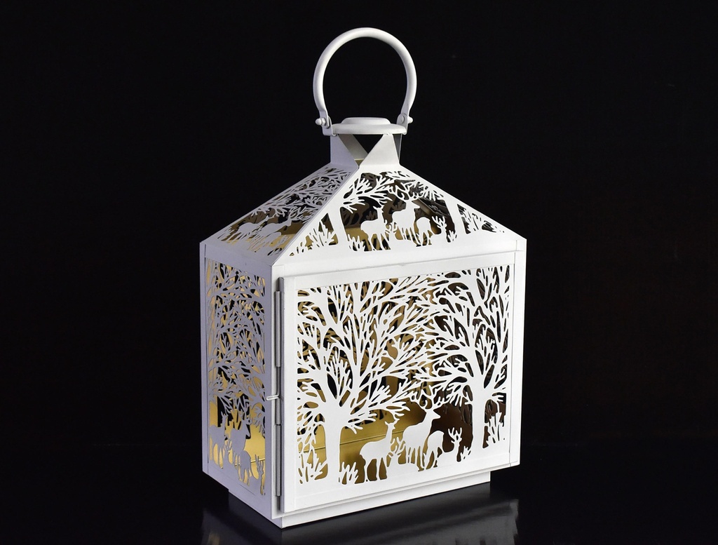 Lanterne La Famille Cerfs en forêt