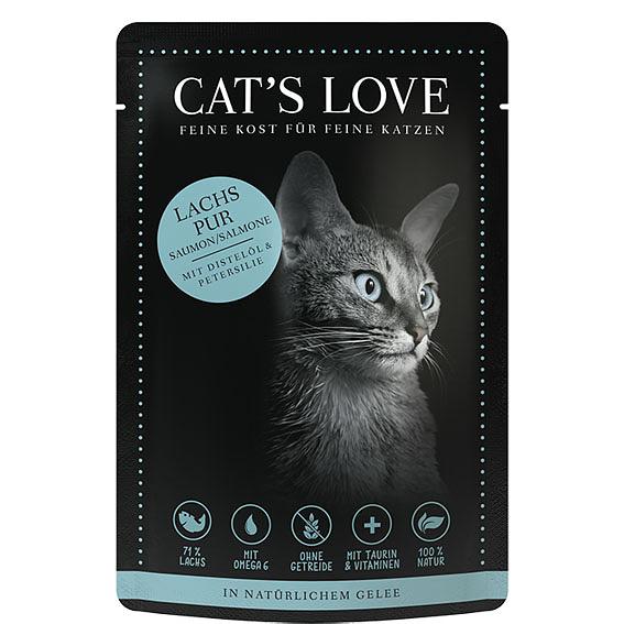 CAT`S LOVE Adult saumon pur 85g