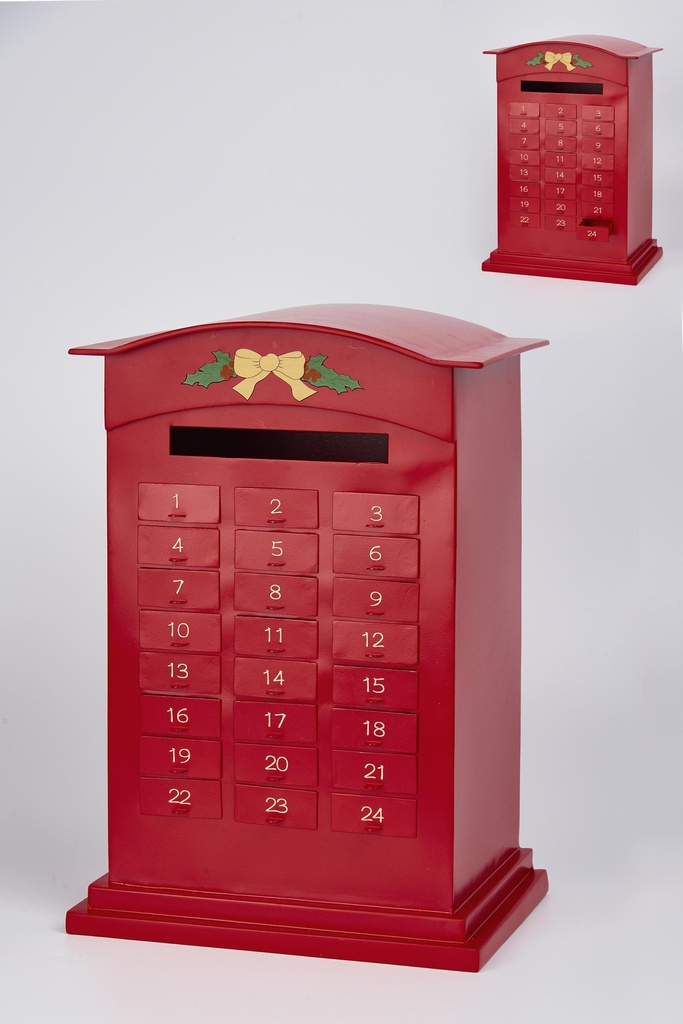 Calendrier de l'Avent Boite aux lettres du Père Noël